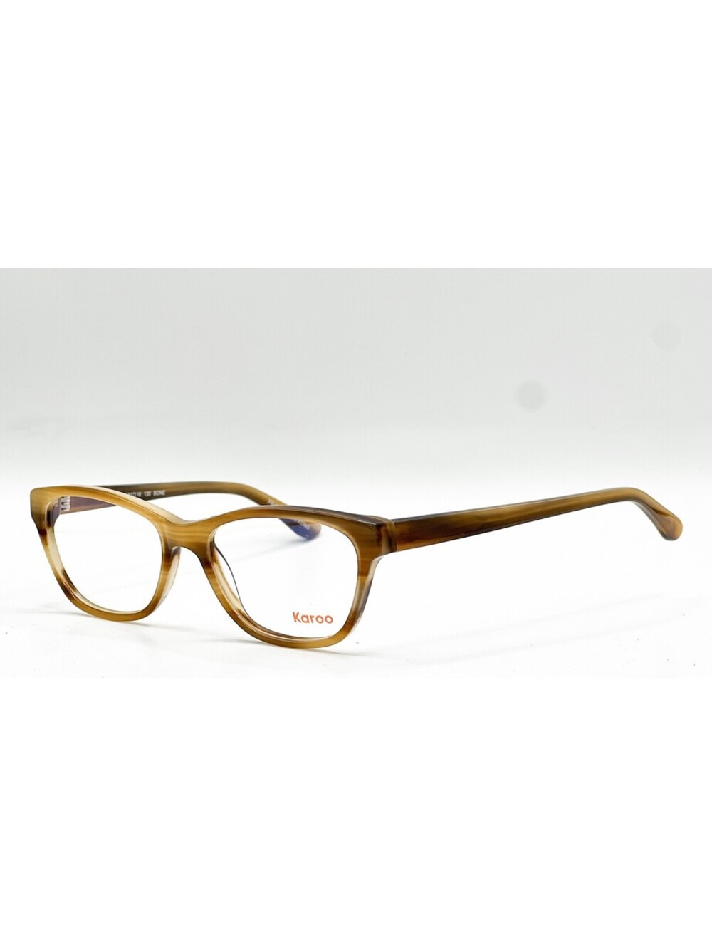 Karoo Mongoose Bone Brown Authentic Eyeglasses 51-16-135